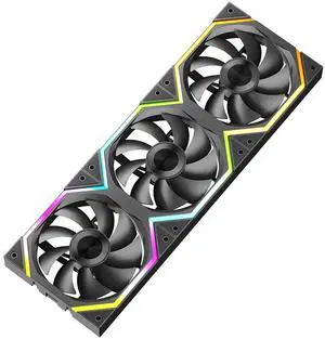 Jungle Leopard Galaxy X3 120mm PC ARGB Computer Case Fans|Double Ring CD |Daisy-Chain|5V 4PIN PWM 2000PRM(Black Forward Triple_Pack) Jungle Leopard Galaxy X3 120mm PC ARGB Computer Case Fans|Double Ring CD |Daisy-Chain|5V 4PIN PWM 2000PRM(Black Forward Triple_Pack)