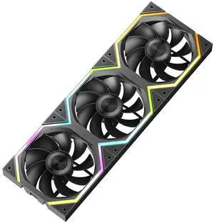 Jungle Leopard Galaxy X3 120mm PC ARGB Computer Case Fans|Double Ring CD |Daisy-Chain|5V 4PIN PWM 2000PRM(Black Reverse Triple_Pack) Jungle Leopard Galaxy X3 120mm PC ARGB Computer Case Fans|Double Ring CD |Daisy-Chain|5V 4PIN PWM 2000PRM(Black Reverse Triple_Pack)