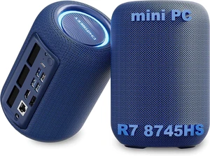 Mini PC AMD Ryzen 7 8745HS (8C/16T), Gaming Computer Built in Hi-Fi Speaker Mini PC AMD Ryzen 7 8745HS (8C/16T), Gaming Computer Built in Hi-Fi Speaker