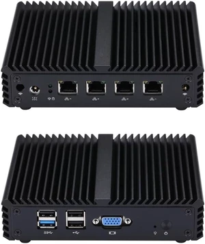 Qotom Fanless Mini PC J1900 4X Intel i210 LAN VGA 8GB/256GB Qotom Fanless Mini PC J1900 4X Intel i210 LAN VGA 8GB/256GB