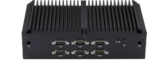 Qotom Mini PC Q1020X Pentium 5405U Processor,2.3GHz 15W (barebones) 6*RS-232,8*USB,3*Display,2*LAN,WIN10/11 Fanless Aluminium Alloy Shell