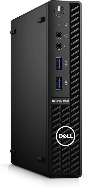 DELL 2022 Optiplex 3080 Micro Form Factor Business Desktop, Intel Core i5-10500T, 8GB RAM, 512GB PCIe SSD, Wi-Fi 6, Bluetooth, Wired Mouse&Keyboard, Windows 11 Pro, Black