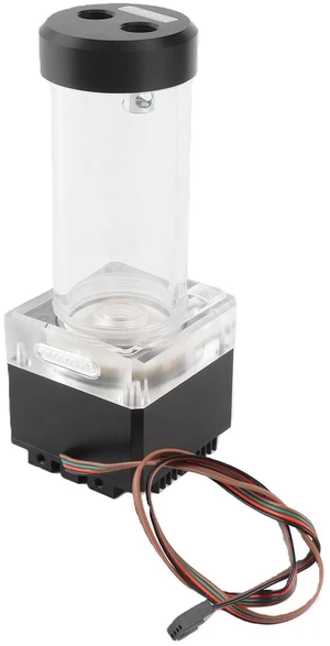 Diyeeni 800LH Computer Water Cooling Tank with Integrated Pump, Aluminum Anode PMMA POM Metal Liquid CPU Cooler, 4M Pump Head Heat Dissipation System for PC Cooling Low Noise (Black) Diyeeni 800LH Computer Water Cooling Tank with Integrated Pump, Aluminum Anode PMMA POM Metal Liquid CPU Cooler, 4M Pump Head Heat Dissipation System for PC Cooling Low Noise (Black)