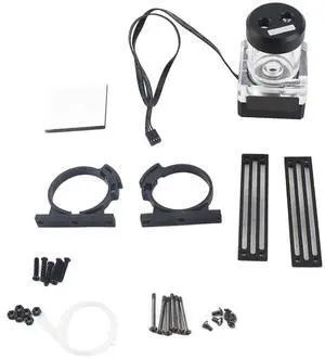 Water Cooling Pump, 500L/H PC Liquid Cooler Pump Computer Cooling Pump with Built-in Defoaming, 3m Discharge Lift Coolant Pump for Desktop Water Cooling Loop System Water Cooling Pump, 500L/H PC Liquid Cooler Pump Computer Cooling Pump with Built-in Defoaming, 3m Discharge Lift Coolant Pump for Desktop Water Cooling Loop System