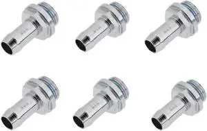 6pcs PC Water Cooling Two Touch Fitting G1/4 Thread Barb Connector Compatible with Computer Cooling Systems 6mm 7.2mm 9mm 11mm(9mm 6pcs) 6pcs PC Water Cooling Two Touch Fitting G1/4 Thread Barb Connector Compatible with Computer Cooling Systems 6mm 7.2mm 9mm 11mm(9mm 6pcs)