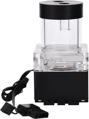 6.69in Computer Water Pump for Pc Overclocking Gamers,800L & H Flow Fast Heat Dissipation,4 Meters Pump Head,Integrated Tank Design,Multi Level Guard,White - Suitable for (12cm) 6.69in Computer Water Pump for Pc Overclocking Gamers,800L & H Flow Fast Heat Dissipation,4 Meters Pump Head,Integrated Tank Design,Multi Level Guard,White - Suitable for (12cm)