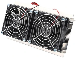 EVGATSAUTO Dual Core Semiconductor Refrigeration, Thermoelectric Peltier Cooling System for Small Space Cooling Plate Cooling Pet Bed EVGATSAUTO Dual Core Semiconductor Refrigeration, Thermoelectric Peltier Cooling System for Small Space Cooling Plate Cooling Pet Bed