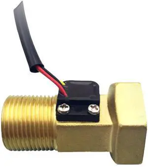 Suitable for Cooling Circulation System Brass G3/4 Internal and External Tooth Water Flow Sensor(SEN-HZ43FC 2-45L/min) Suitable for Cooling Circulation System Brass G3/4 Internal and External Tooth Water Flow Sensor(SEN-HZ43FC 2-45L/min)