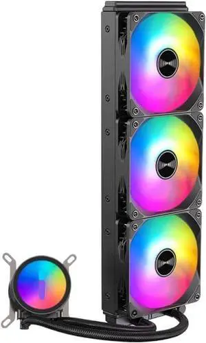 Water Cooling Radiator RGB 360mm Fan Compatible with LGA2011 LGA1700 LGA1200 LGA115x AM4 AM5 (Black) Water Cooling Radiator RGB 360mm Fan Compatible with LGA2011 LGA1700 LGA1200 LGA115x AM4 AM5 (Black)