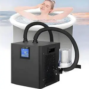 Water Chiller for Cold Plunge Tub, Ice Bath Chiller with Filter Submersible Pump & Remote Control, for Home or Gym ICY Recovery and Outdoor Therapy Water Chiller for Cold Plunge Tub, Ice Bath Chiller with Filter Submersible Pump & Remote Control, for Home or Gym ICY Recovery and Outdoor Therapy