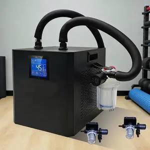 1/3 Horsepower Cold Plunge Chiller Equipment Ice Bath Water Chiller with Efficient Compressor, Precise Temp Control for Athletes & Home Recovery Dualpump-110V 1/3 Horsepower Cold Plunge Chiller Equipment Ice Bath Water Chiller with Efficient Compressor, Precise Temp Control for Athletes & Home Recovery Dualpump-110V