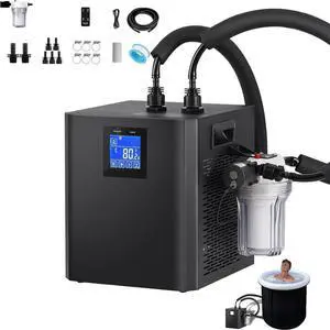 Ice Bath Chiller,Water Chiller Cold Plunge Chiller,Ice Bath Chiller,with External Filter Water Pump,for Tubs, SinglePump Ice Bath Chiller,Water Chiller Cold Plunge Chiller,Ice Bath Chiller,with External Filter Water Pump,for Tubs, SinglePump