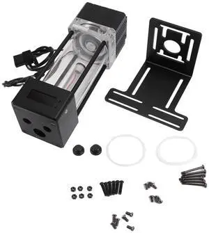 Pomya PC Water Pump Tank, Integrated 216 Ml Water Cooling Pump Tank Easy to Install for The PC Pomya PC Water Pump Tank, Integrated 216 Ml Water Cooling Pump Tank Easy to Install for The PC