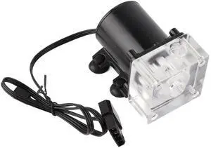 Noiseless CPU Water Cooling Pump, Mini Water Pump for PC Refit, G1/4 Thread Quiet Liquid Cooling System with 4 Pin Power Connector for Desktop Computer CPU Noiseless CPU Water Cooling Pump, Mini Water Pump for PC Refit, G1/4 Thread Quiet Liquid Cooling System with 4 Pin Power Connector for Desktop Computer CPU