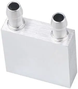 Aluminum Water Cooling Block 1pc Water Cooling Heatsink Block Waterblock Liquid Cooler 40mm*40/80/120/200mm(40mmx80mm) Aluminum Water Cooling Block 1pc Water Cooling Heatsink Block Waterblock Liquid Cooler 40mm*40/80/120/200mm(40mmx80mm)