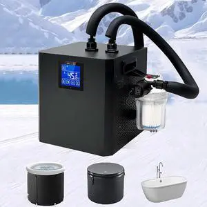 1/3HP Ice Bath Chiller for Cold Plunge Tub, Water Chiller with Filter Submersible Pump & Remote Control, for Home or Gym ICY Recovery and Outdoor Therapy 1/3HP Ice Bath Chiller for Cold Plunge Tub, Water Chiller with Filter Submersible Pump & Remote Control, for Home or Gym ICY Recovery and Outdoor Therapy
