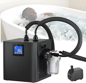 Upgraded Ice Bath Water Chiller 600W Cold Plunge Chiller with External Filter & Submersible Pump,Universal Cooling System with LED Display,Ice Bath Cold Water Recovery Upgraded Ice Bath Water Chiller 600W Cold Plunge Chiller with External Filter & Submersible Pump,Universal Cooling System with LED Display,Ice Bath Cold Water Recovery