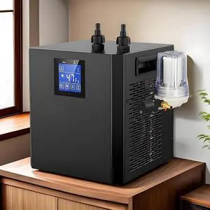 Ice Bath Chiller Button-Controlled Water Chiller Cold Plunge Chiller with External Filter & Submersible Pump Ice Bath Cold Water Recovery for Recovery Athletes Ice Bath Chiller Button-Controlled Water Chiller Cold Plunge Chiller with External Filter & Submersible Pump Ice Bath Cold Water Recovery for Recovery Athletes