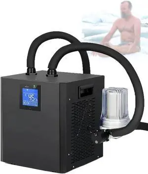 Ice Bath Chiller with External Filter & Submersible Pump, Cold Plunge Chiller, for Home Recovery Unit for Home and Outdoors Use Doublewaterpumps Ice Bath Chiller with External Filter & Submersible Pump, Cold Plunge Chiller, for Home Recovery Unit for Home and Outdoors Use Doublewaterpumps
