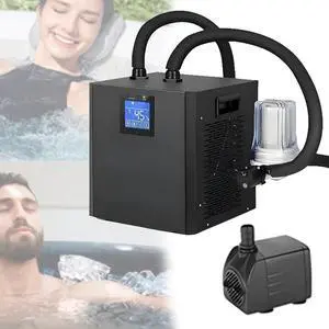 300W Ice Bath Chiller with Filter and Water Pump, 0.3P Cold Plunge Chiller for Home/Professional Cold Tubs, Remote-Controlled Water Chiller 300W Ice Bath Chiller with Filter and Water Pump, 0.3P Cold Plunge Chiller for Home/Professional Cold Tubs, Remote-Controlled Water Chiller