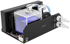Water Cooler Tank 300ML 80mm Fan 4000RPM 12V 10W for PC Water Cooling System 600L/H Water Cooling Pump 4 M Pump Head Water Cooler Tank 300ML 80mm Fan 4000RPM 12V 10W for PC Water Cooling System 600L/H Water Cooling Pump 4 M Pump Head