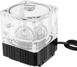 Computer Water Cooler Integrated Water Pump Water Tank Total Height 7CM With Flow Indicator. PUB-M4YT(12V) Computer Water Cooler Integrated Water Pump Water Tank Total Height 7CM With Flow Indicator. PUB-M4YT(12V)
