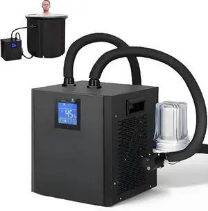 1/3HP Ice Bath Chiller,Cold Plunge Chiller with External Filter & Submersible Pump, Water Chiller for Ice Bath Tubs- for Home and Gym Recovery SinglePump 1/3HP Ice Bath Chiller,Cold Plunge Chiller with External Filter & Submersible Pump, Water Chiller for Ice Bath Tubs- for Home and Gym Recovery SinglePump
