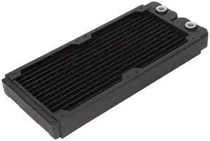 EBTOOLS Water Cooling Radiator, Red Copper Brass Steel 14 Pipes Heat Exchanger Radiator, G1/4 Thread Computer Heat Sink, for 12cm Fan EBTOOLS Water Cooling Radiator, Red Copper Brass Steel 14 Pipes Heat Exchanger Radiator, G1/4 Thread Computer Heat Sink, for 12cm Fan