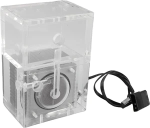 Asixxsix PC Pump Reservoir Combo, 150ml 11.5ft Lift Pub EG6 FX Integrated Centrifugal Water Pump Tank with 4Pin Connector and Stand for PC CPU Liquid Cooling System Asixxsix PC Pump Reservoir Combo, 150ml 11.5ft Lift Pub EG6 FX Integrated Centrifugal Water Pump Tank with 4Pin Connector and Stand for PC CPU Liquid Cooling System