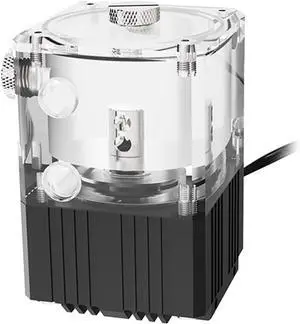 Computer Water Cooler Integrated Water Pump Tank With Brass Defoamer Magnetic Levitation Pump Core. PUB-Q2YT(Silver) Computer Water Cooler Integrated Water Pump Tank With Brass Defoamer Magnetic Levitation Pump Core. PUB-Q2YT(Silver)