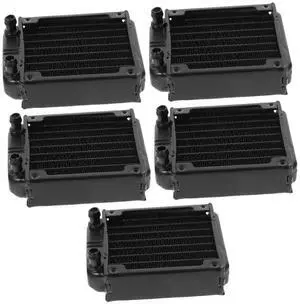 Balacoo 5pcs Aluminum Alloy Water Cooling Radiator for Computer CPU Cooler Liquid Cooling Heat Exchanger Balacoo 5pcs Aluminum Alloy Water Cooling Radiator for Computer CPU Cooler Liquid Cooling Heat Exchanger