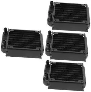 Tofficu 4pcs Computer Cooling Radiator Aluminum Alloy Heat Sink for Water Cooling Kit Tofficu 4pcs Computer Cooling Radiator Aluminum Alloy Heat Sink for Water Cooling Kit