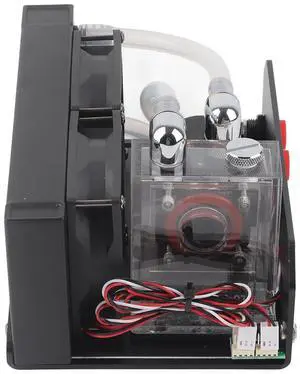 CCPU Cool Water Cooling Pump, High Flow 600L/H, Dual Pump Head, Silent Operation, D Port, 4Pin Compatibility, for Desktop PC, Gaming, and Custom Cooling Systems CCPU Cool Water Cooling Pump, High Flow 600L/H, Dual Pump Head, Silent Operation, D Port, 4Pin Compatibility, for Desktop PC, Gaming, and Custom Cooling Systems