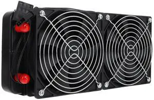Generic 1set Aluminum Heat Exchanger Radiator High-Speed Fan for Liquid Cooling Systems for Gpu CPU and Generic 1set Aluminum Heat Exchanger Radiator High-Speed Fan for Liquid Cooling Systems for Gpu CPU and
