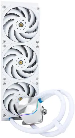 Thermalrlght Frozen Edge 360 White CPU Liquid Cooler,Efficient PWM Controlled Pump 3300RPM,120mm PWM Fan,Water Cooling Computer Parts,for AMD AM4/AM5,Intel 1150/1151/1200/2011/1700,Computer AIO Cooler Thermalrlght Frozen Edge 360 White CPU Liquid Cooler,Efficient PWM Controlled Pump 3300RPM,120mm PWM Fan,Water Cooling Computer Parts,for AMD AM4/AM5,Intel 1150/1151/1200/2011/1700,Computer AIO Cooler