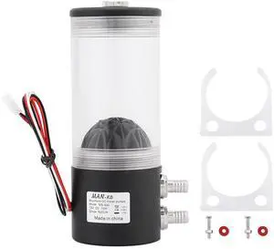 Cylinder Water Tank, Cylindrical Acrylic Water Tank G 1/4 DN8 Heat Exchanger Water Pump Tank 250ml CO2 Cooler 500L / H 10W DC 12V CPU CO2 Cooling Water Cooler Pump Tank Mute, 3 Cylinder Water Tank, Cylindrical Acrylic Water Tank G 1/4 DN8 Heat Exchanger Water Pump Tank 250ml CO2 Cooler 500L / H 10W DC 12V CPU CO2 Cooling Water Cooler Pump Tank Mute, 3