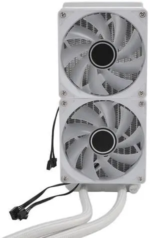 240mm CPU Liquid Cooler,ARGB Sync Adjustable CPU Water Cooler,CPU Cooler with High Performance Dual 120mm PWM Fan for LGA2066 2011 1151 1150 1155 1156 1200 1700 12V (White) 240mm CPU Liquid Cooler,ARGB Sync Adjustable CPU Water Cooler,CPU Cooler with High Performance Dual 120mm PWM Fan for LGA2066 2011 1151 1150 1155 1156 1200 1700 12V (White)