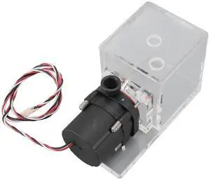 10W 12V PC Water Cooling Pump, G1/4 Interface, 600L/H Rate, 4M Head, 235ml Reservoir, Silent Operation for CPU Computer Liquid Cooling System 10W 12V PC Water Cooling Pump, G1/4 Interface, 600L/H Rate, 4M Head, 235ml Reservoir, Silent Operation for CPU Computer Liquid Cooling System