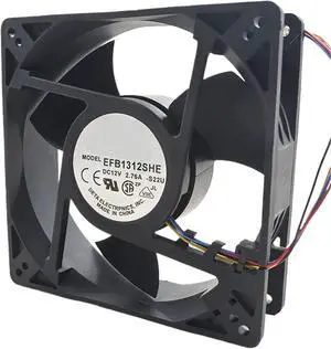 1pc for EFB1312SHE 12V 2.76A 4500RPM 12cm 12738 127x127x38mm Double Ball Bearing Coolign Fan 1pc for EFB1312SHE 12V 2.76A 4500RPM 12cm 12738 127x127x38mm Double Ball Bearing Coolign Fan