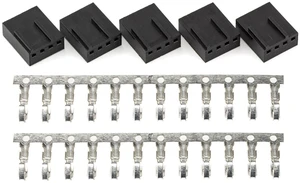 CRJ Female 4-Pin (3+1) PWM PC Fan 2.54mm Housing and Crimp Connector Set (5-Pack) CRJ Female 4-Pin (3+1) PWM PC Fan 2.54mm Housing and Crimp Connector Set (5-Pack)