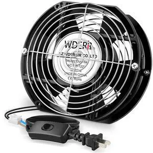 High Speed Axial Muffin Fan 172mm x 150mm x 51mm with Switch 110V 120V for DIY Cooling Ventilation Exhaust Projects for Chicken CoopCrawl SpaceIndustrialDoorway Server High Speed Axial Muffin Fan 172mm x 150mm x 51mm with Switch 110V 120V for DIY Cooling Ventilation Exhaust Projects for Chicken CoopCrawl SpaceIndustrialDoorway Server