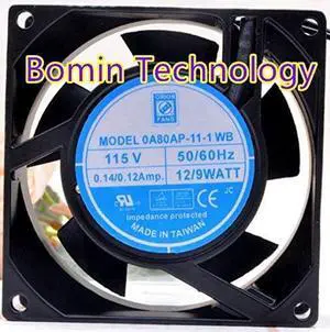 for OrionFans 0A80AP-11-1 WB 115V 0.12A 8CM Cabinet Cooling axial Flow Fan for OrionFans 0A80AP-11-1 WB 115V 0.12A 8CM Cabinet Cooling axial Flow Fan