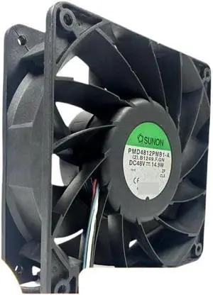 12038 48V Magnetic Levitation Fan: PMD4812PMB1-A (4200RPM, High Airflow, 32dBA) with Speed Communication PSU Fan 12038 48V Magnetic Levitation Fan: PMD4812PMB1-A (4200RPM, High Airflow, 32dBA) with Speed Communication PSU Fan