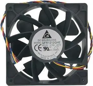 QFR1212GHE 12V 2.70A 12038 120MM 12CM 6000RPM Server Fan Cooling for Delta QFR1212GHE 12V 2.70A 12038 120MM 12CM 6000RPM Server Fan Cooling for Delta