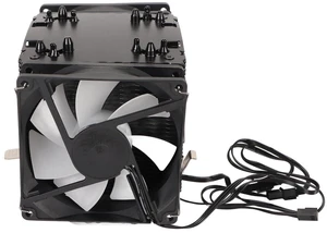Colorful Lighting of 9 Cm CPU Cooler Dual Tower 6 Copper Heat Tube 3 Fans for Copper DIY Enthusiasts Colorful Lighting of 9 Cm CPU Cooler Dual Tower 6 Copper Heat Tube 3 Fans for Copper DIY Enthusiasts