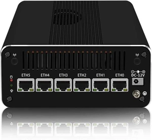 CWWK Firewall Appliance Mini PC,13th Intel U300(up to 4.4GHz),6*Intel i226-V 2.5G Ethernet Ports 5-core Soft Routing, 2*USB3.2 CWWK Firewall Appliance Mini PC,13th Intel U300(up to 4.4GHz),6*Intel i226-V 2.5G Ethernet Ports 5-core Soft Routing, 2*USB3.2