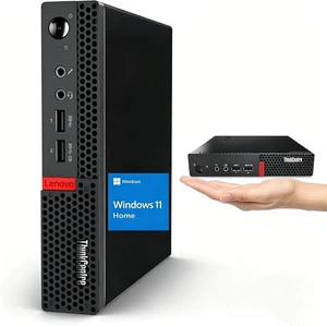 Lenovo ThinkCentre Mini Desktop Computer, AMD Dual-Core Processor, 16GBRAM, 256GB SSD, Dual-Display Support, Wi-Fi, Bluetooth, USB, RJ-45, Windows 11 Home, for All-Around Use Lenovo ThinkCentre Mini Desktop Computer, AMD Dual-Core Processor, 16GBRAM, 256GB SSD, Dual-Display Support, Wi-Fi, Bluetooth, USB, RJ-45, Windows 11 Home, for All-Around Use