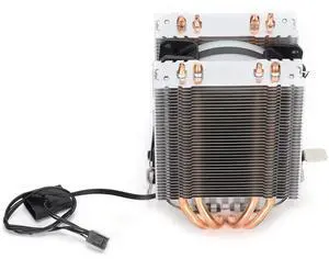 CPU Air Cooler CPU Cooling Fan Processor Cooler Heatsink Dual Tower 4 Heatpipes Silent PWM Fan 135mm Design with LED Light for 1150 1151 1155 1156 775 1366 CPU Air Cooler CPU Cooling Fan Processor Cooler Heatsink Dual Tower 4 Heatpipes Silent PWM Fan 135mm Design with LED Light for 1150 1151 1155 1156 775 1366