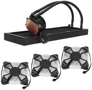 RGB Liquid CPU Cooler Efficient ARGB Fans Low Noise Cooling Fan for IntelAMD Platform ABSBrass 360mm RGB Liquid CPU Cooler Efficient ARGB Fans Low Noise Cooling Fan for IntelAMD Platform ABSBrass 360mm