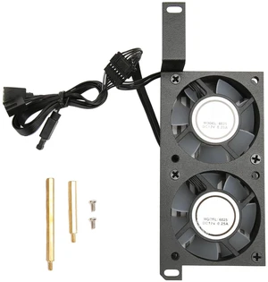 Double 6025PWM Memory Cooling Fan, 1000 3000RPM, 5V 3Pin Aura Sync ARGB, Metal and ABS Material, for DDR DDR2 DDR3 DDR4 DDR5 Desktop Memory Modules, Efficient Heat Dissipation (Black) Double 6025PWM Memory Cooling Fan, 1000 3000RPM, 5V 3Pin Aura Sync ARGB, Metal and ABS Material, for DDR DDR2 DDR3 DDR4 DDR5 Desktop Memory Modules, Efficient Heat Dissipation (Black)